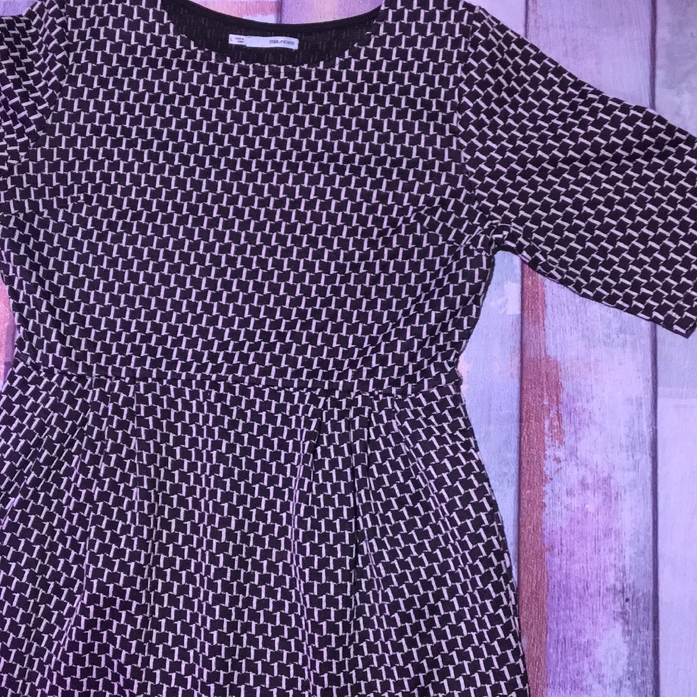 Black and white dress
